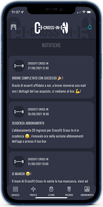 Screenshot app Cross-In 13