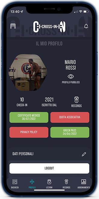 Screenshot app Cross-In 4